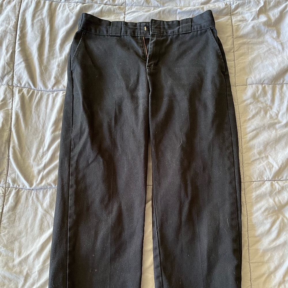 Dickies High-Waisted Ankle Pant - Color Black - Size 6